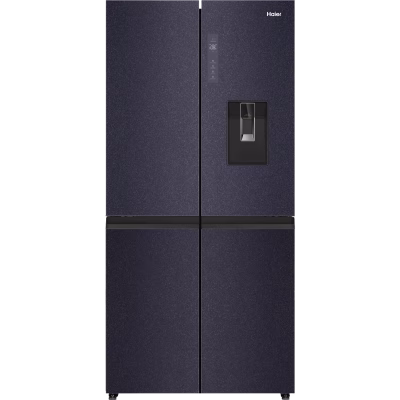 מקרר 4 דלתות  Haier HRF-5800BS כולל קיוסק ויצרן קרח אוטומטי -  גימור נירוסטה מושחרת