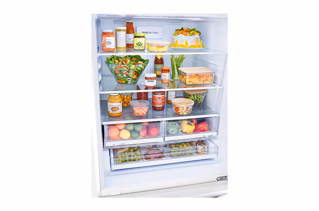 מקרר מקפיא תחתון LG לבן 720 ליטר GM-859RWCE – תמונה 2