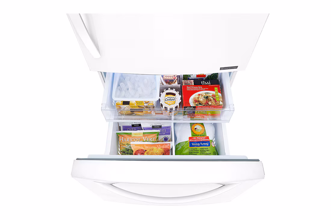 מקרר מקפיא תחתון LG לבן 720 ליטר GM-859RWCE – תמונה 3