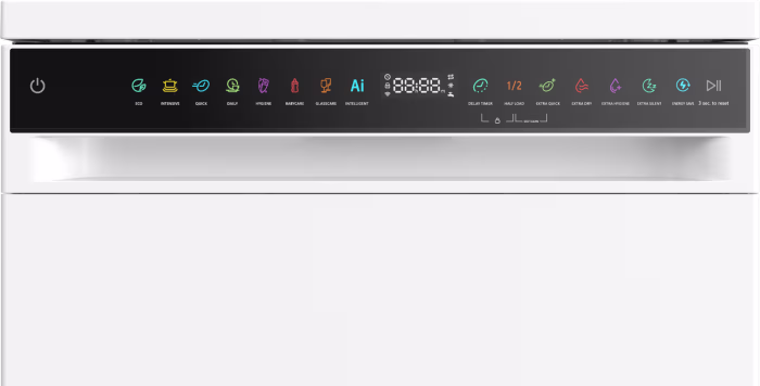 מדיח כלים רוחב 60 ס"מ לבן Bellers דגם BL2816B – תמונה 2