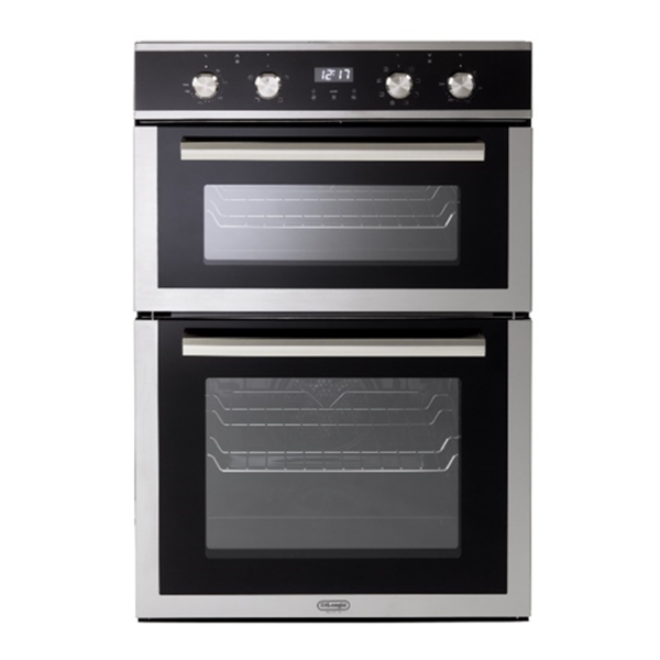 תנור בנוי דו תאי 60 ס"מ נירוסטה דגם DeLonghi DBIS87EDX