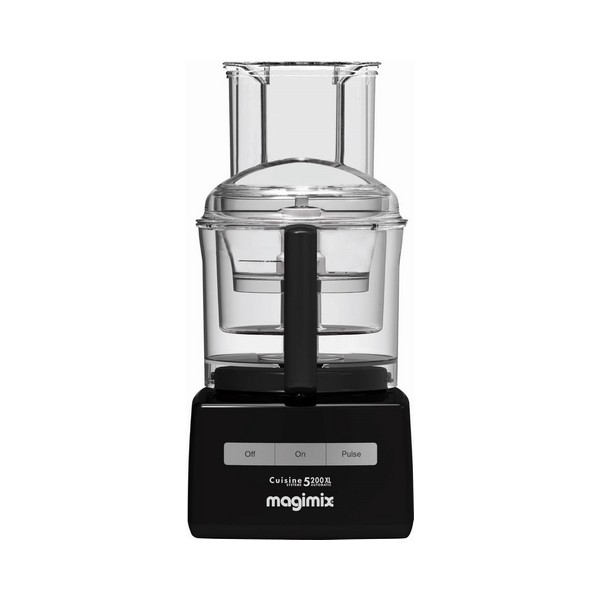 מעבד מזון + מסחטת הדרים מג'ימיקס פרימיום שחור דגם MAGIMIX CS5200JNXL - אחריות 30 שנים על המנוע ע"י היבואן הרשמי