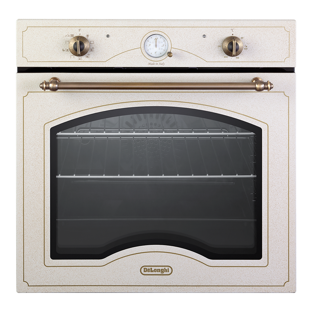 תנור בנוי 74 ליטר 60 ס"מ כפרי אבן חול DeLonghi CM9AV-IL