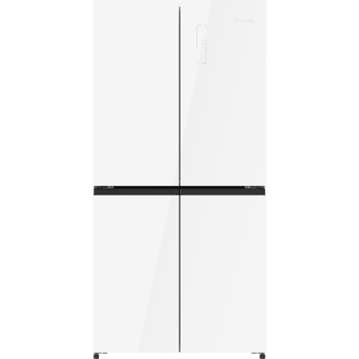 מקרר 4 דלתות 503 ליטר נטו Electra EL5510GW גימור זכוכית לבנה