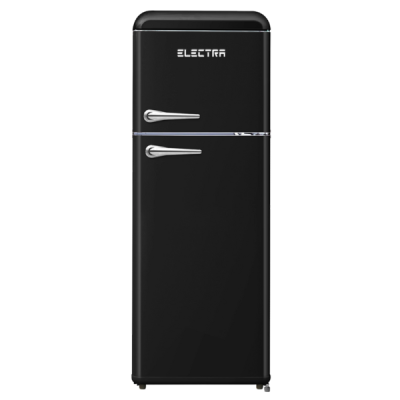 מקרר מקפיא עליון רטרו 208 ליטר Electra ELR210BL - גימור שחור אחריות ע"י היבואן הרשמי