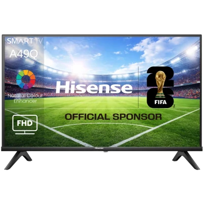 טלוויזיה חכמה 40" Hisesen 40A49Q FHD Smart TV - שלוש שנים אחריות ע"י היבואן הרשמי