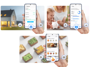 מקרר 4 דלתות 648 ליטר Samsung BeSpoke RM70F63REW Kitchen Fit - צבע לבן אחריות ע"י סמסונג ישראל  Mark Shop
