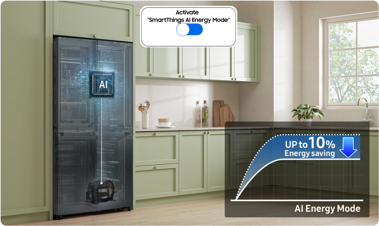 מקרר חכם 4 דלתות 809 ליטר נטו + בר מים פנימי ומסך Samsung Family Hub RF87DG9817B1 מהדרין - גימור שחור אחריות ע"י סמסונג ישראל – תמונה 3