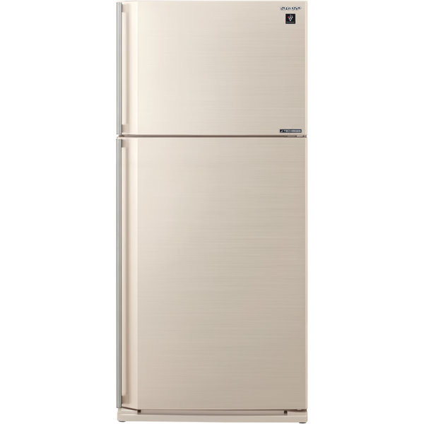 מקרר מקפיא עליון 550 ליטר נטו Sharp SJ-3770-BG עם התקן שבת מובנה - גימור בז' אחריות ע"י היבואן הרשמי