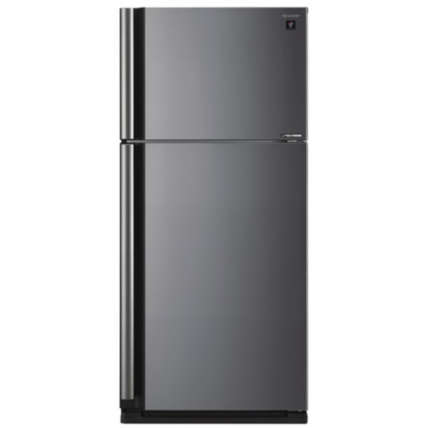 מקרר מקפיא עליון 550 ליטר Sharp SJ-ERN70DSL - צבע נירוסטה אחריות ע"י היבואן הרשמי